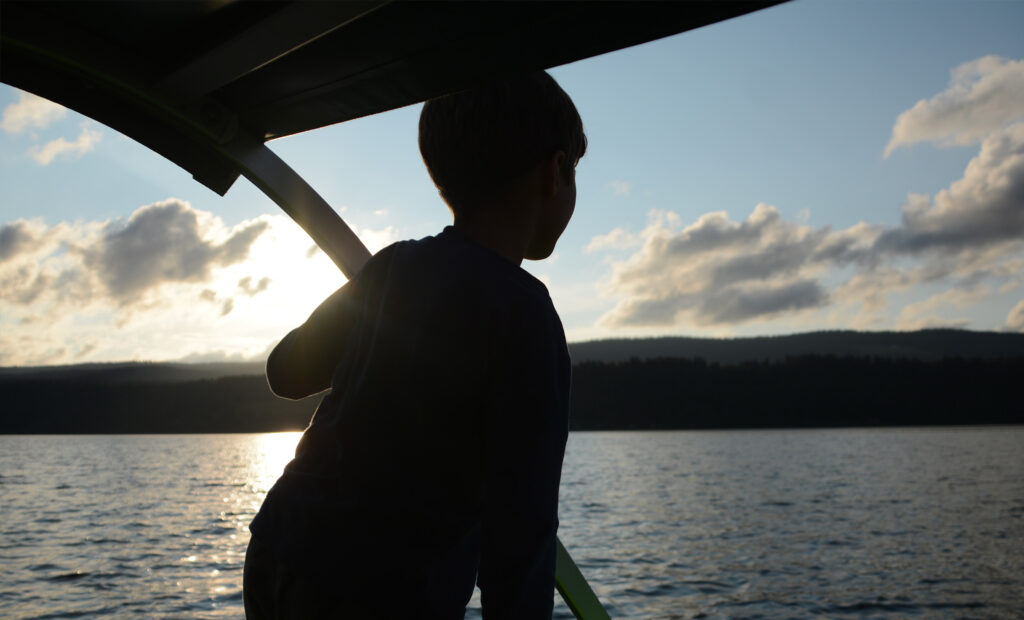 Enfant pédalo Camping Bioux
